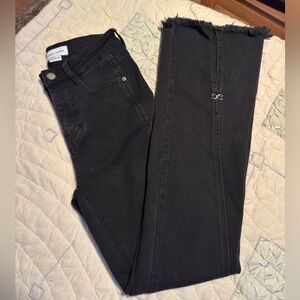 Chic Black Wide Leg Jeans